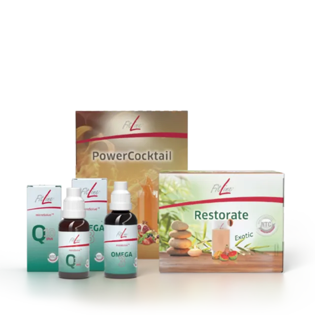 Optimal-Set (PowerCocktail + Restorate Exotic + Q10 microsolve + Omega3 microsolve)